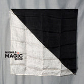 Half Dye Silk 18 inch (Black & White)